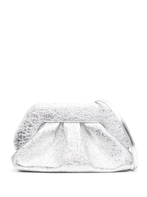 Themoirè Bios Laminated metallic-finish crossbody bag 
