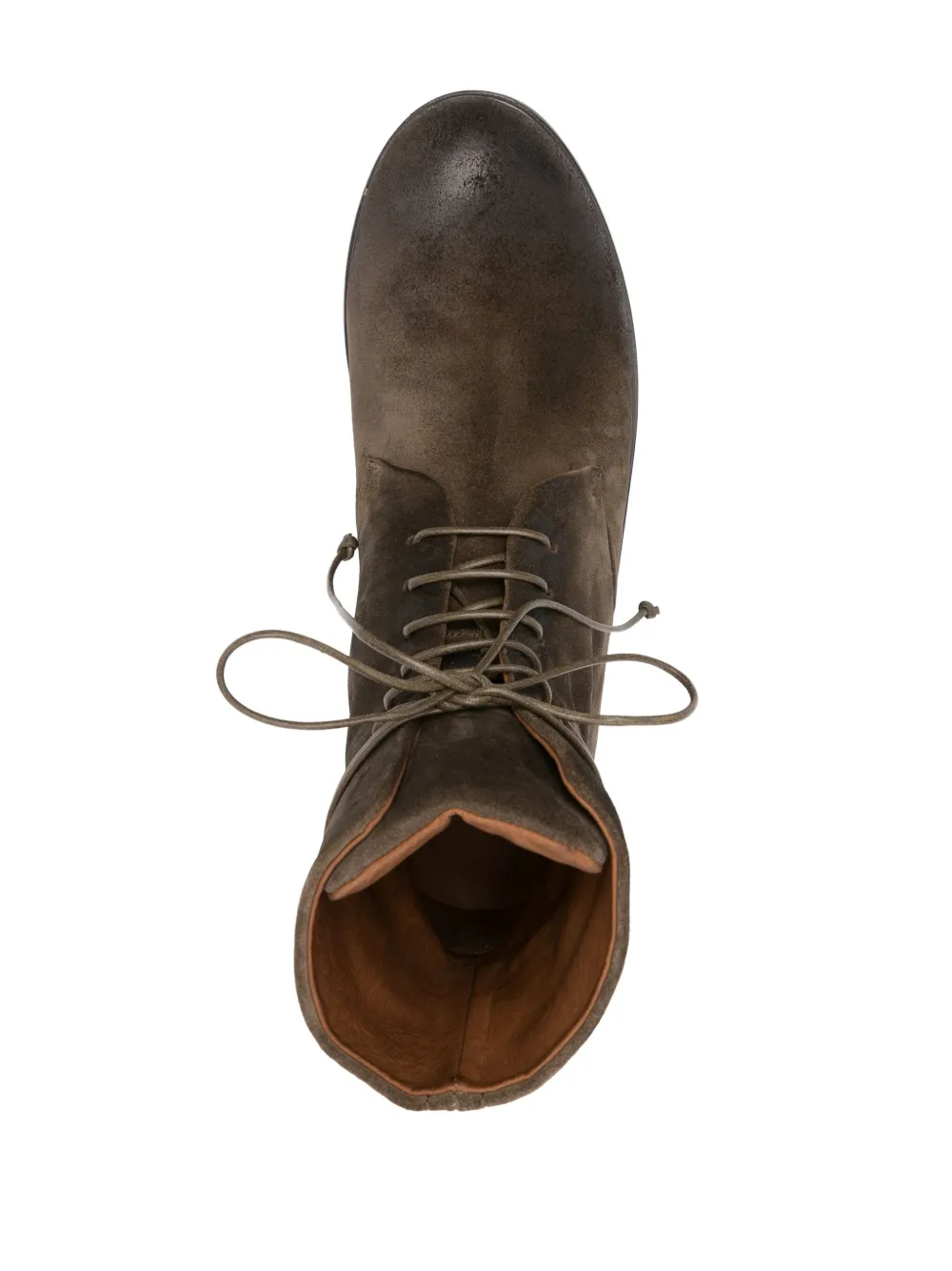 Bottines Marsell En Cuir Vieilli Noir - Taille 39,5 (~9,5US) - Occasion