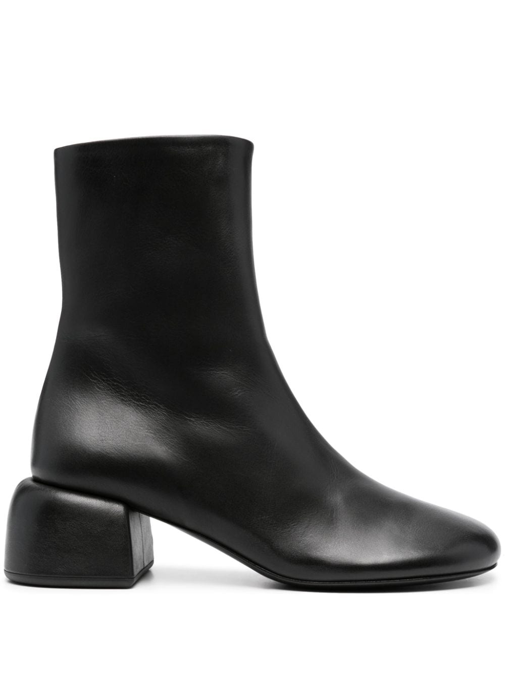 Shop Marsèll 50mm Leather Boots In Black