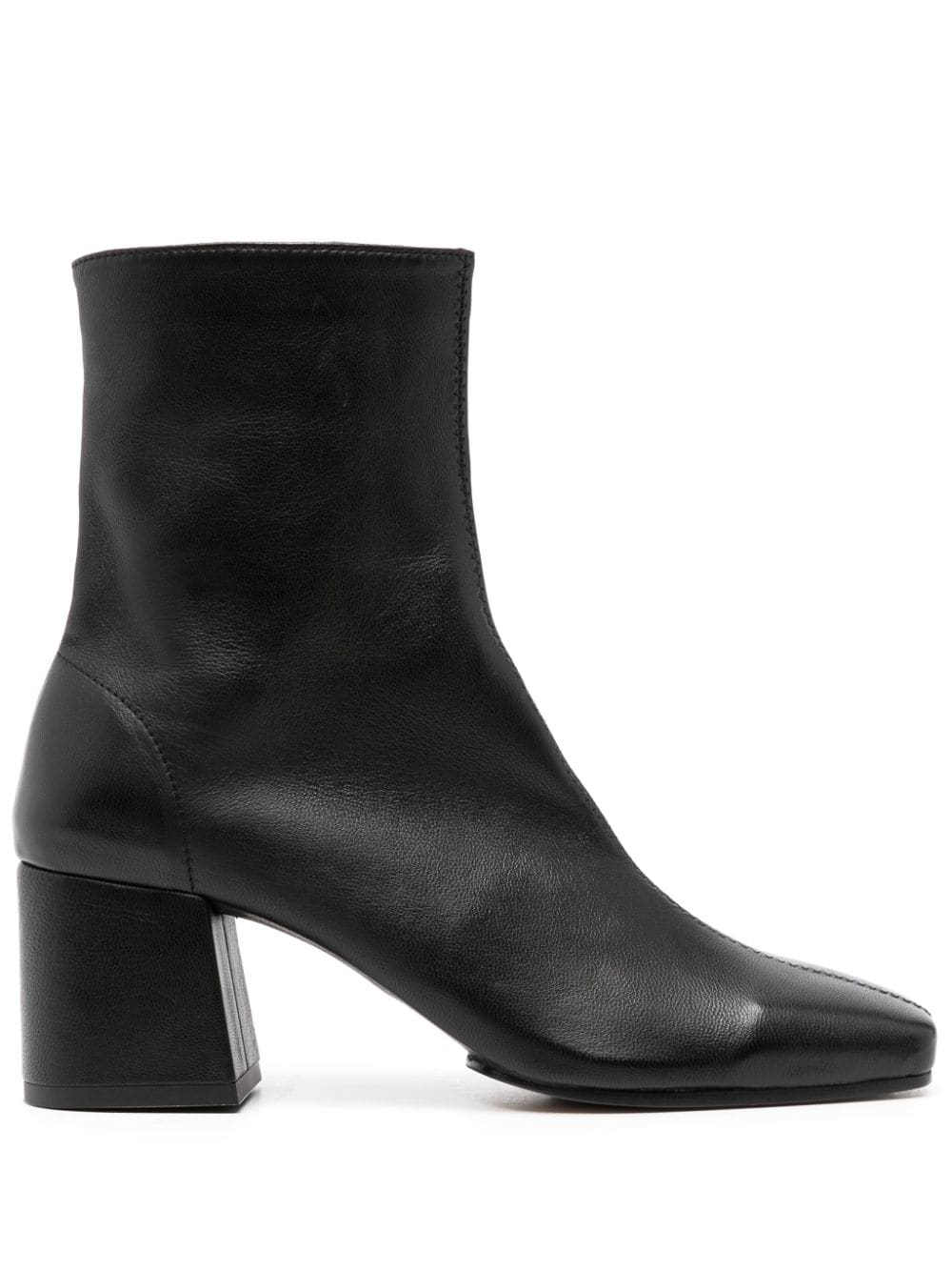 Souliers Martinez Chueca 90 Leather Heeled Boots In Black