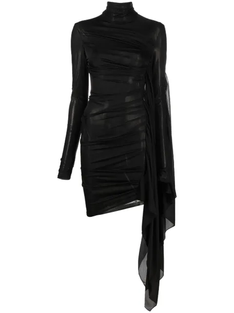 Mugler robe courte à design drapé