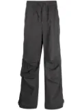 Juun.J waffle-effect drawstring track pants - Grey