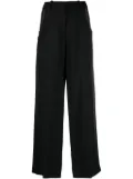 Mugler wide-leg cut-out trousers - Black
