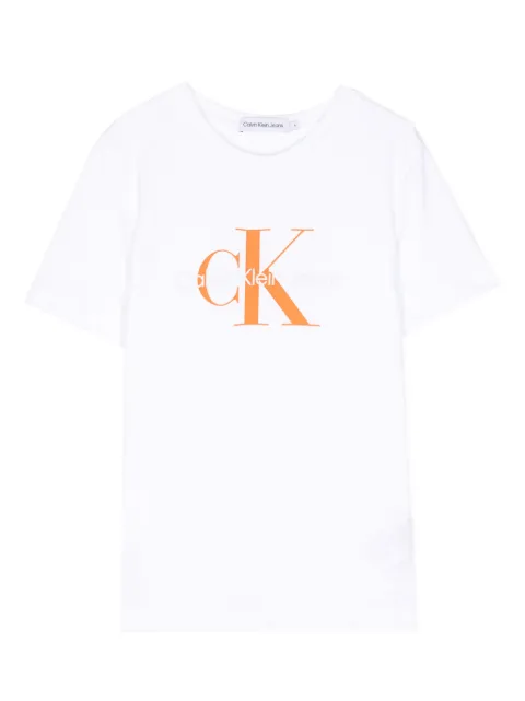Calvin Klein Kids logo-print cotton T-shirt