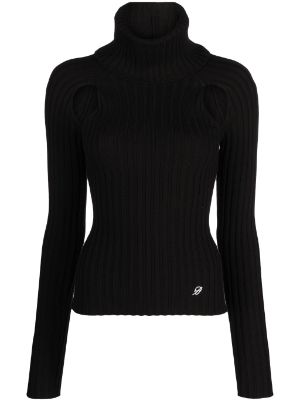 Blumarine Black Appliqué Sweater