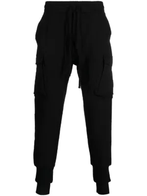 Pantalon de jogging noir à poches cargo