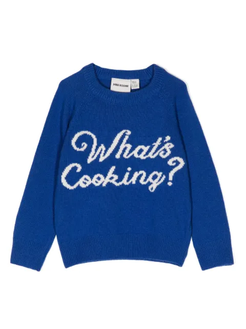 Mini Rodini intarsia knit crew-neck jumper