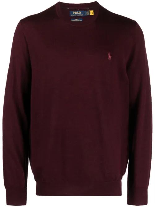 Pull en laine à motif Polo Pony - Polo Ralph Lauren - Modalova