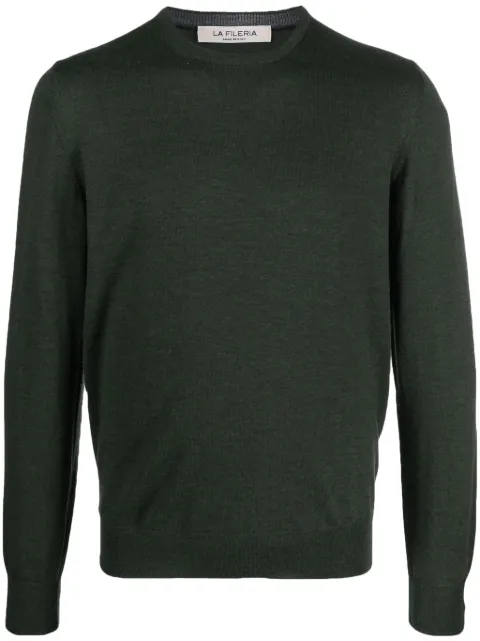 Fileria virgin-wool fine-knit jumper