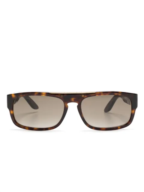 Givenchy logo-print rectangle-frame sunglasses