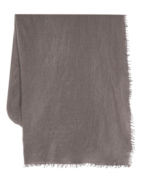 Warm-Me fringed-edge cashmere scarf