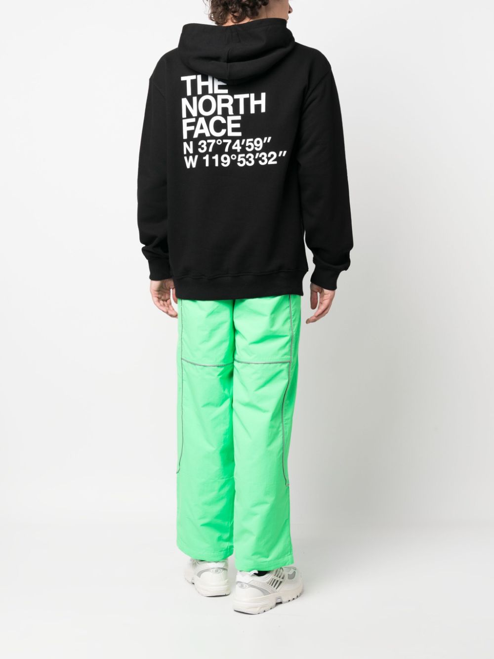 The North Face Hoodie met logoprint - Zwart