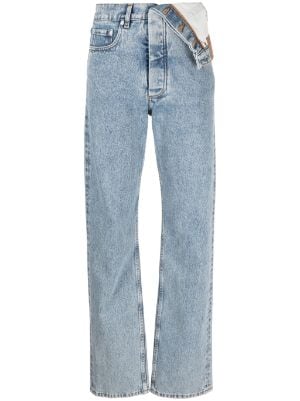 Y/Project Cowboy High Cuff Jeans - Farfetch