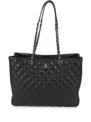 CHANEL Pre-Owned Large Edgy Leather Tote Bag - Farfetch