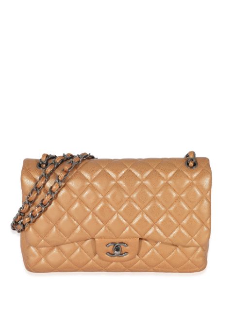 Affordable HOT SALE CHANEL 2011 Jumbo Double Flap shoulder bag Women