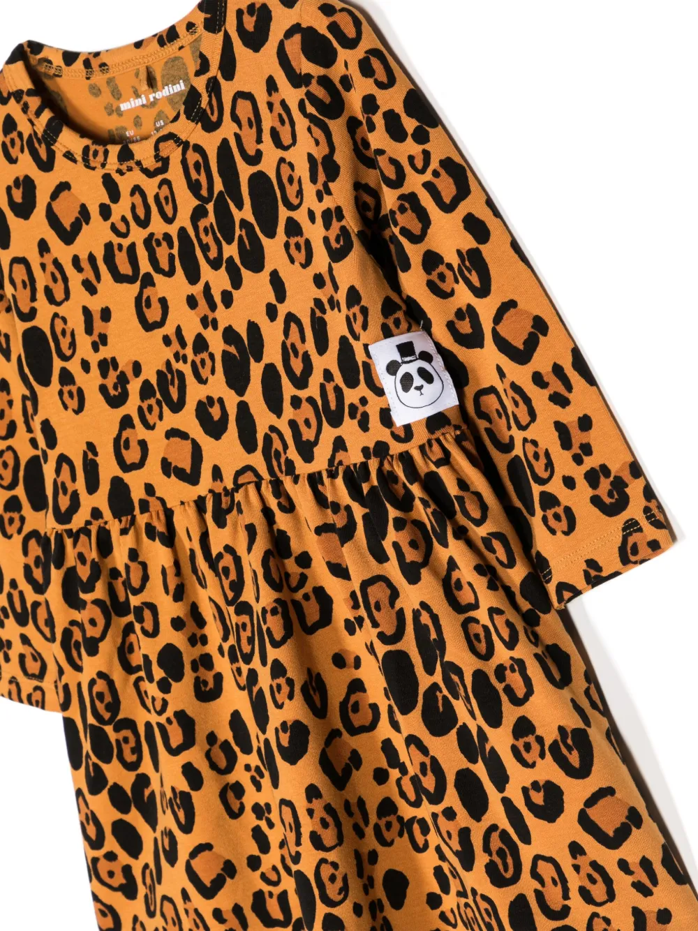 mini rodini leopard dress Mini Rodini Pink Mini Leopard aop Dress