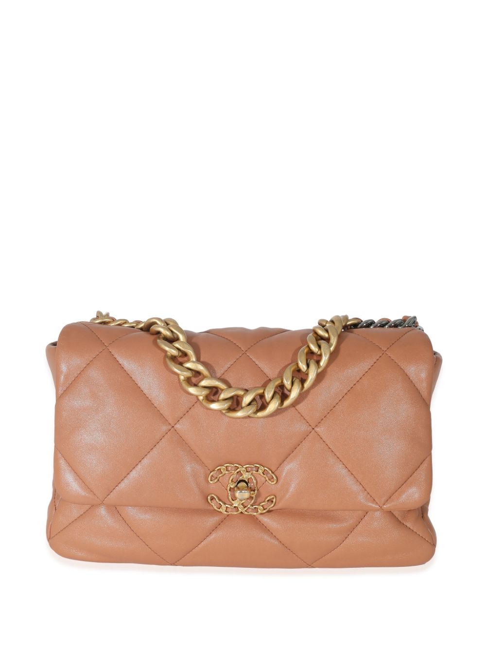 Pre-owned Chanel 2022-2023 19 Shoulder Bag In Pink