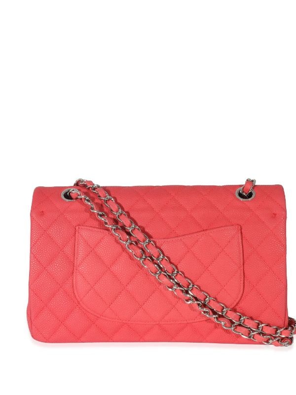 Chanel Pre-owned 2013-2014 Medium Double Flap Shoulder Bag - Red