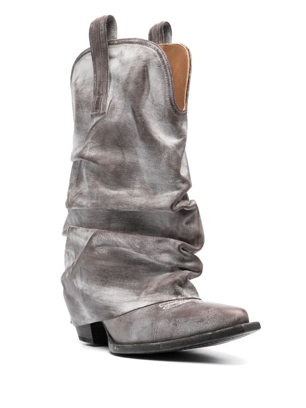 R13 Low Rider Distressed Cowbody Boots Farfetch