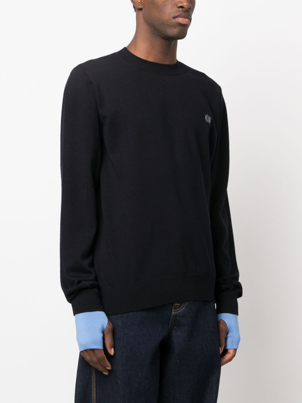 Off-White Ow crew-neck jumper Men