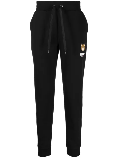 Moschino logo-patch track pants