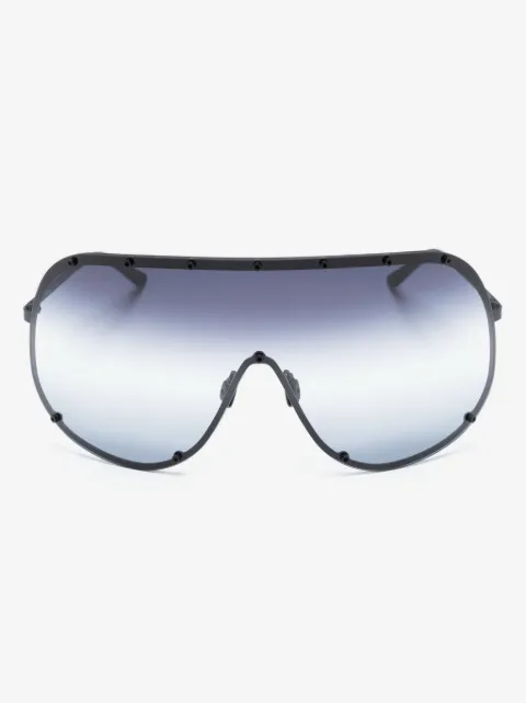 Rick Owens shield-frame gradient sunglasses