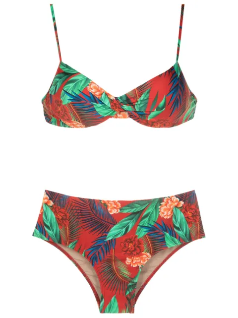 Lygia & Nanny Veronica botanical-print bikini