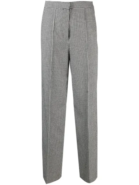 Iceberg houndstooth-pattern tailored trousers