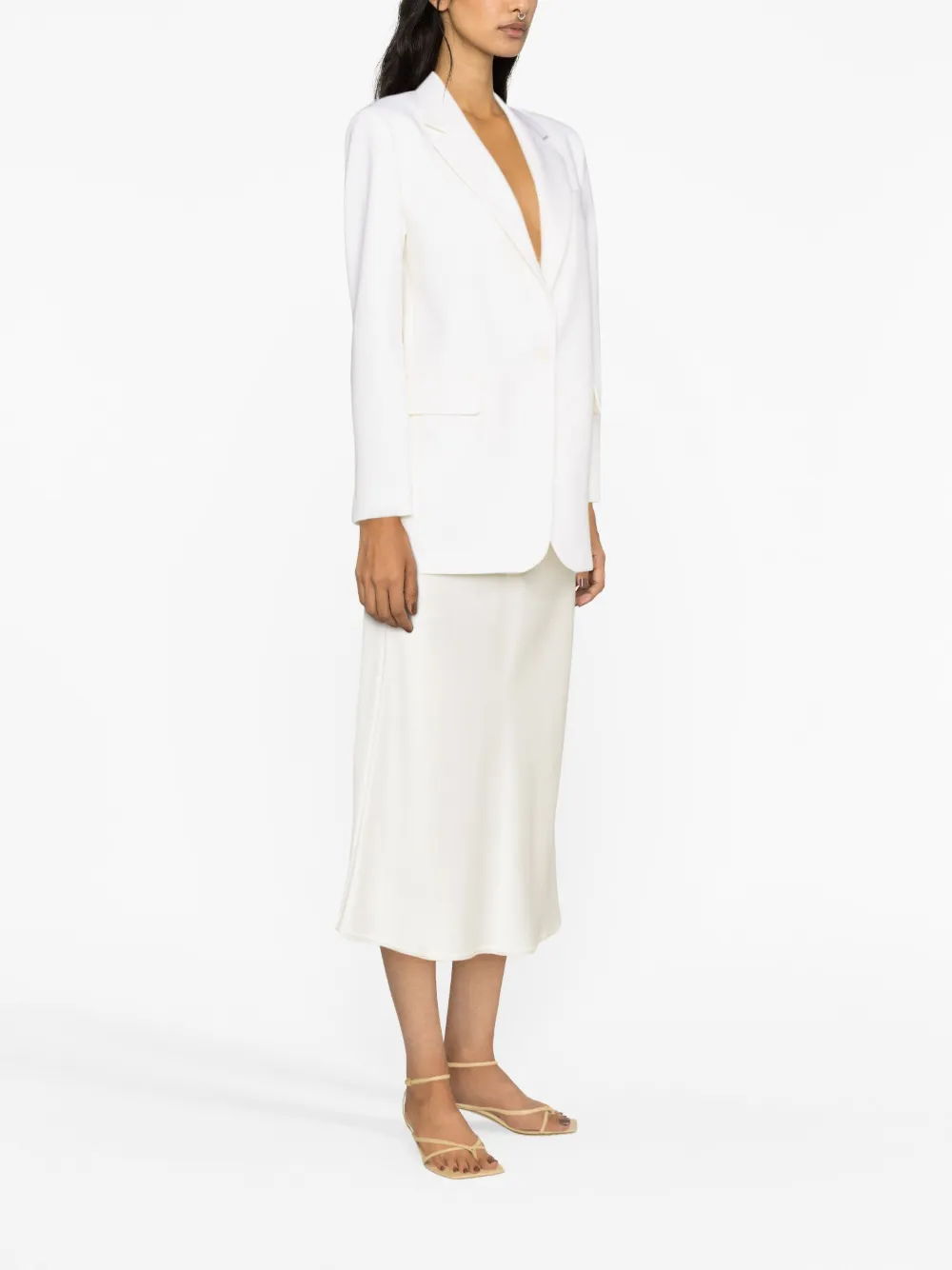Image 3 of P.A.R.O.S.H. single-breasted wool-blend blazer