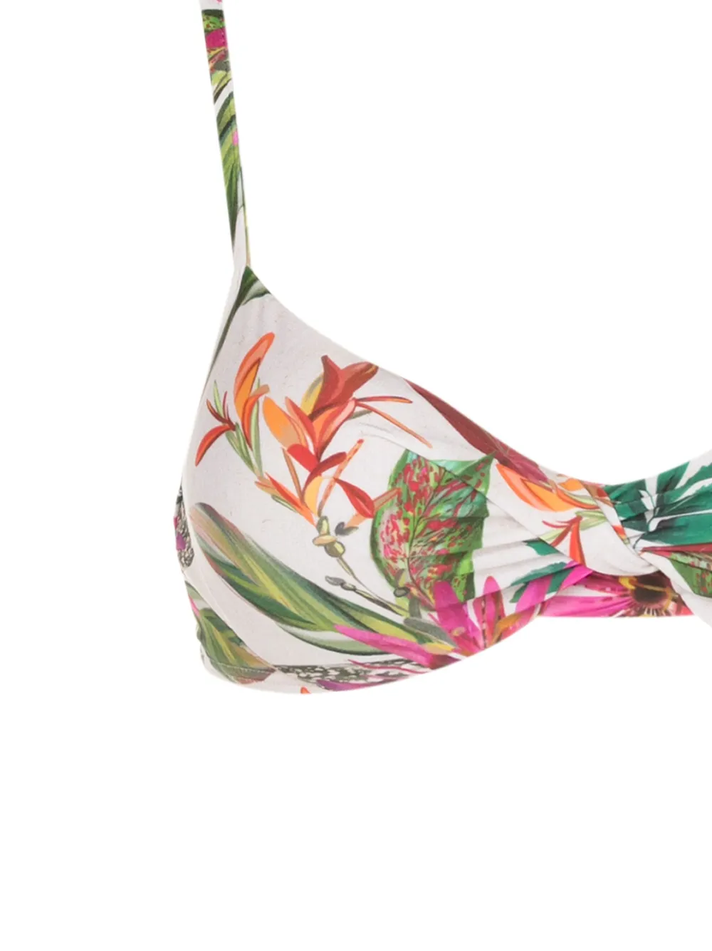 Shop Lygia & Nanny Cassis Botanical-print Bikini In White