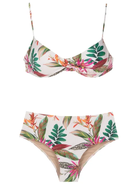 Lygia & Nanny Veronica botanical-print bikini