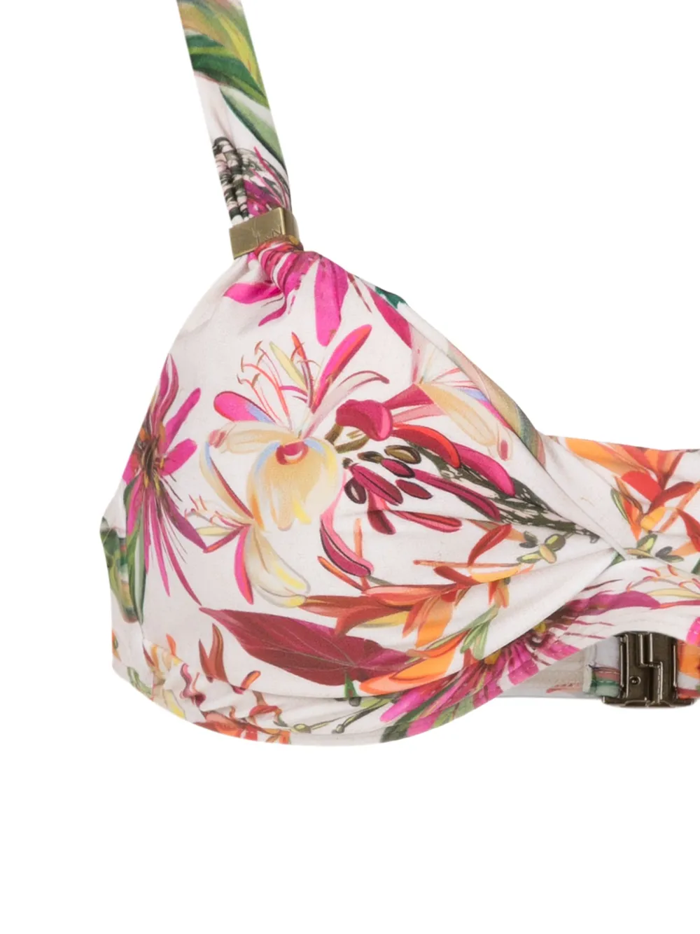 Lygia & Nanny Bikini met bloemenprint Wit