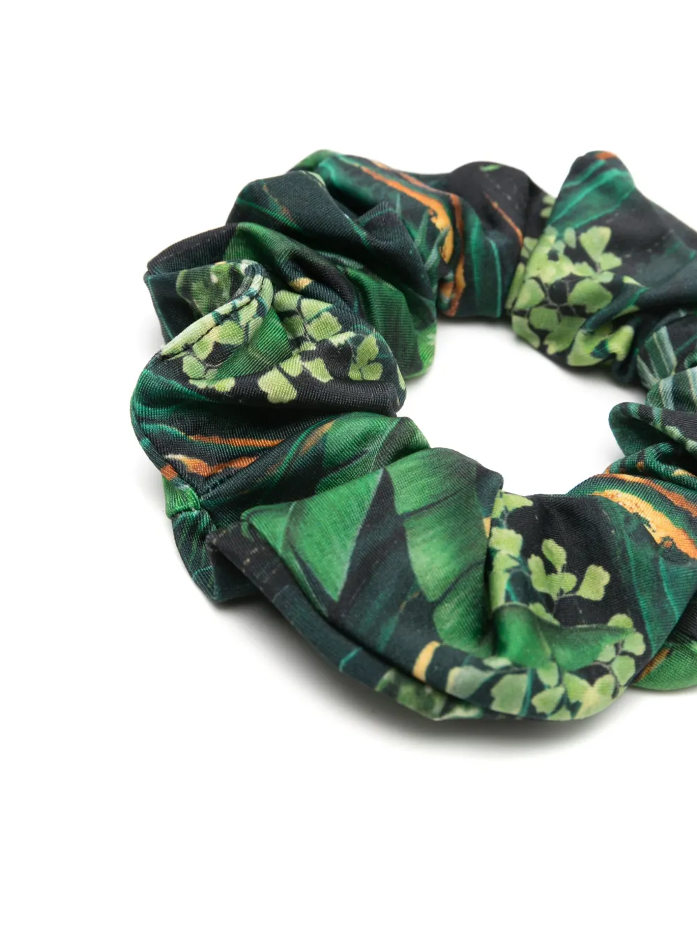 Lygia & Nanny Scrunchie met print - Groen