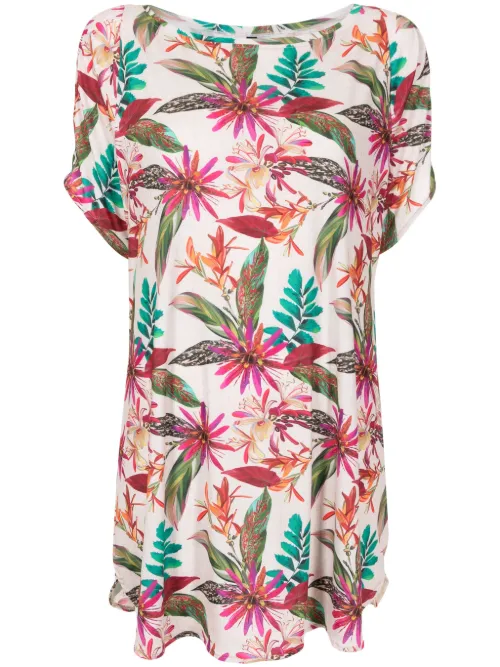 Robe croisée Allat à imprimé végétal - Lygia & Nanny - Modalova