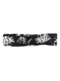Lygia & Nanny Bethania graphic-print twisted head band - Black