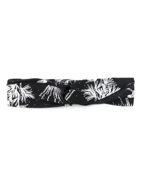 Lygia & Nanny Bethania graphic-print twisted head band