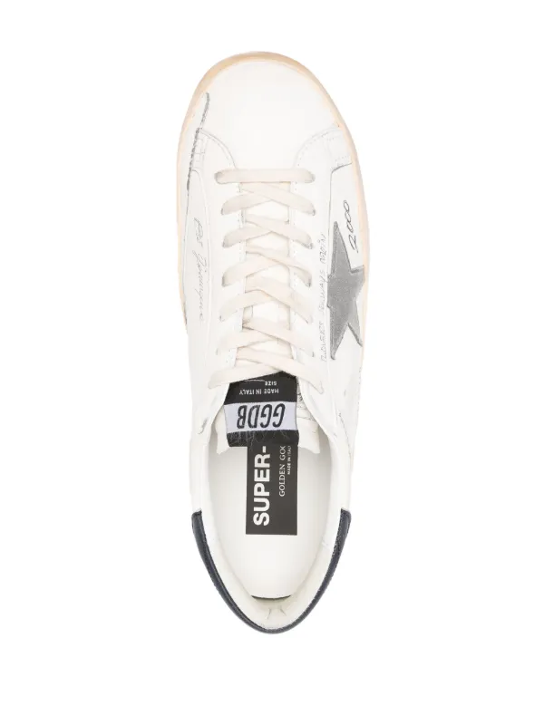 Golden goose superstar white on sale black