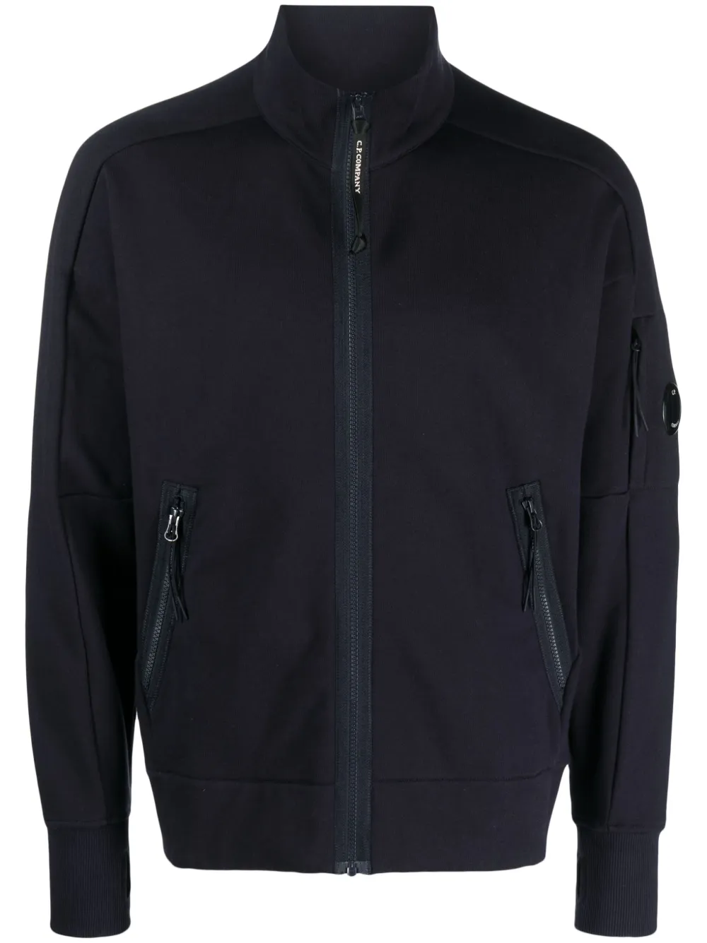 C.P. Company Goggle-detail zip-up Jumper - Farfetch