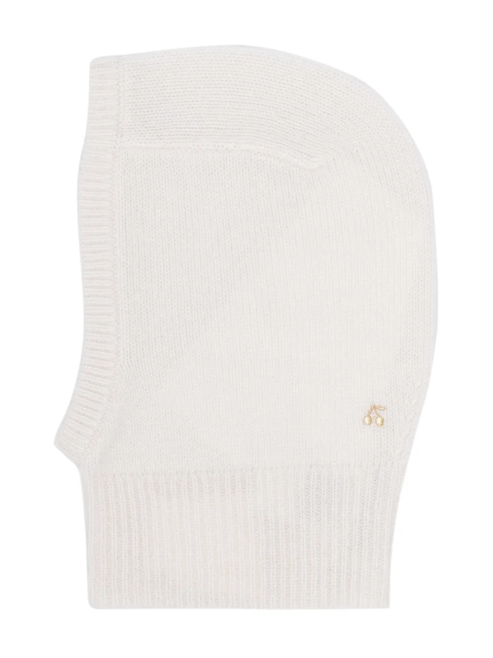 Bonpoint logo-embroidered cashmere balaclava | White | Image 1