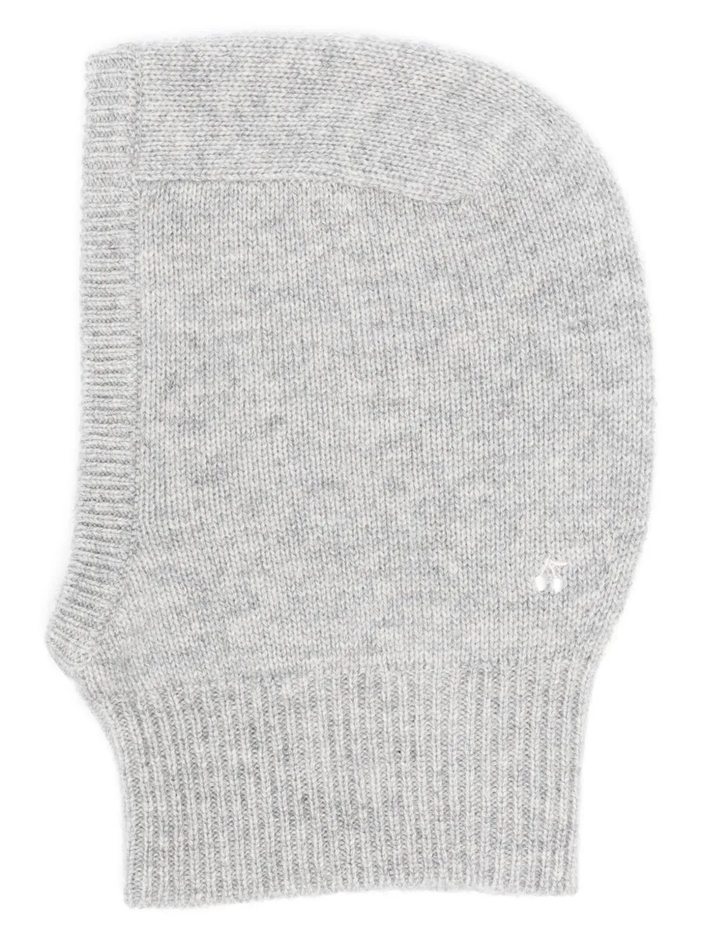 Bonpoint Babies' Logo-embroidered Cashmere Balaclava In Grey