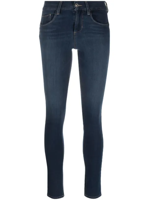 LIU JO logo-patch skinny jeans