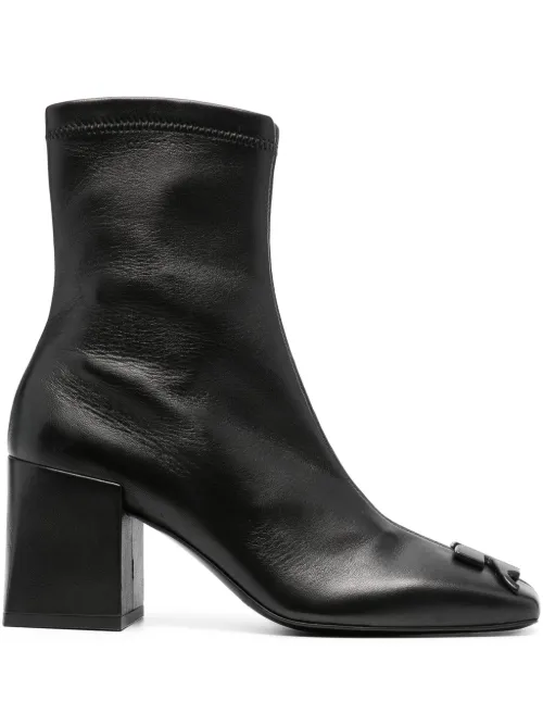 Bottines Helena 70 mm en cuir - Courrèges - Modalova