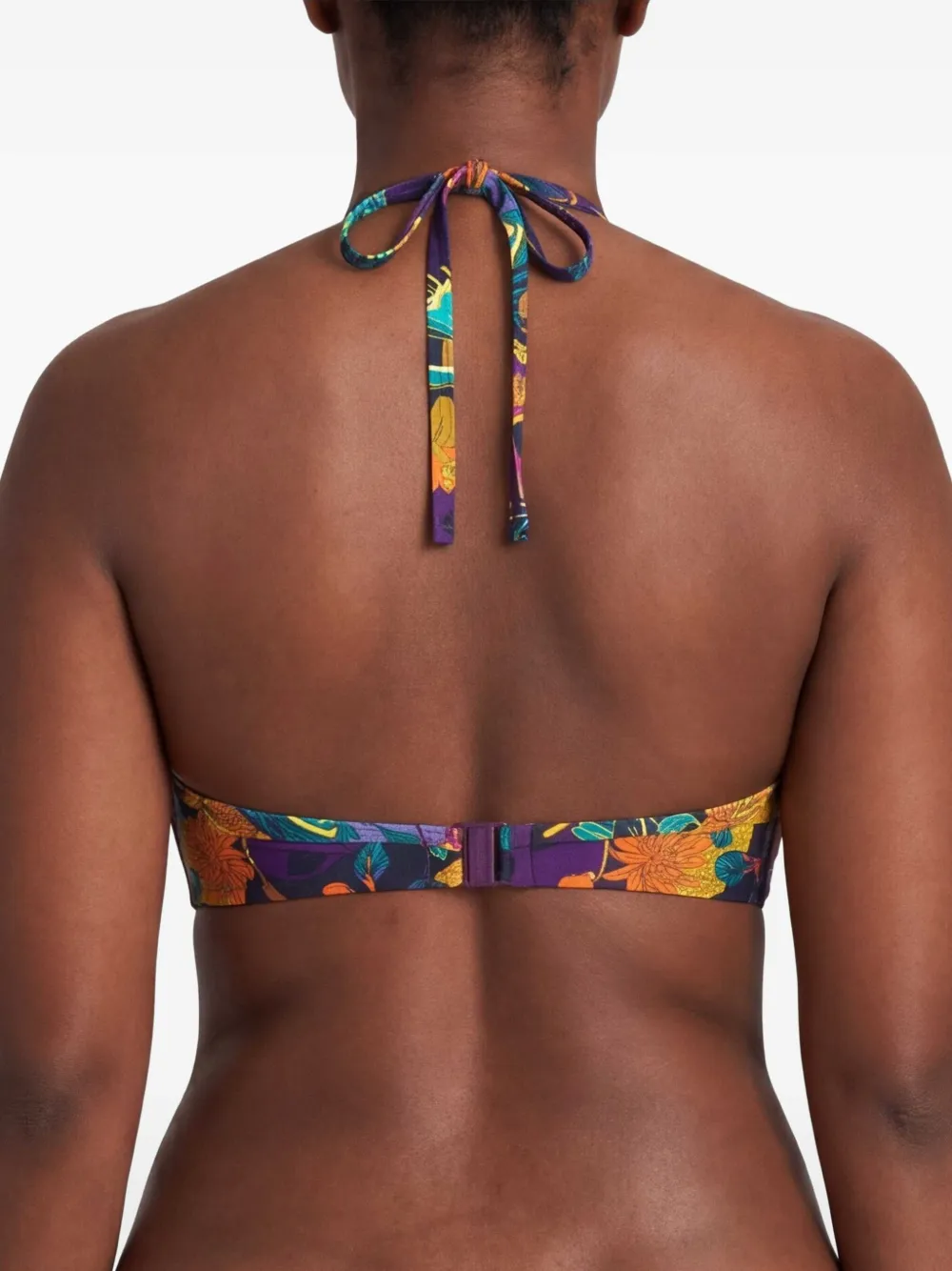 Marlies Dekkers Bikinitop met watervalhals Paars