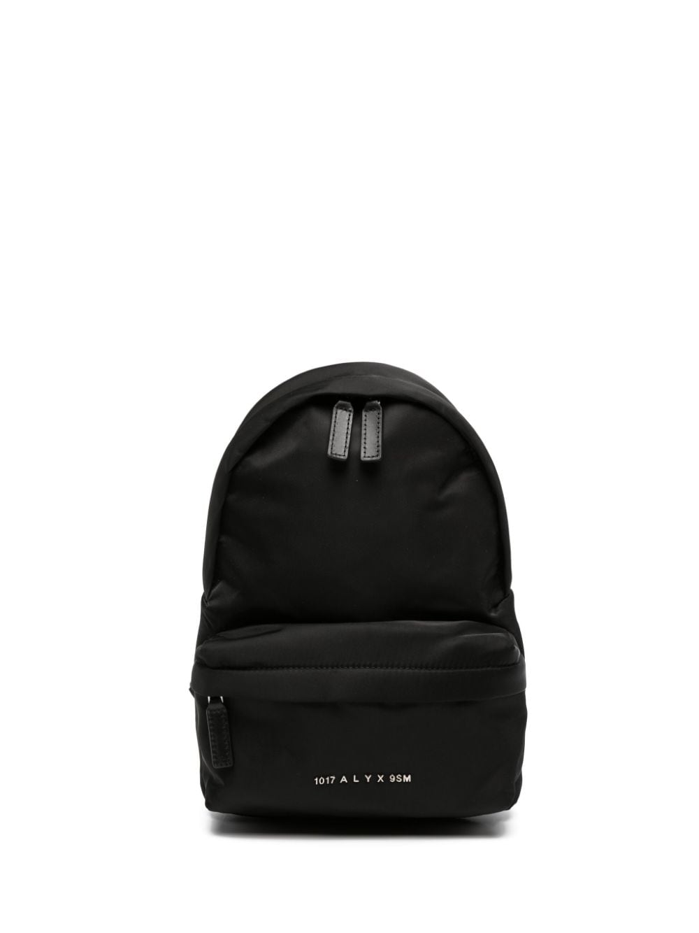 Alyx Logo-lettering Leather Backpack In Black