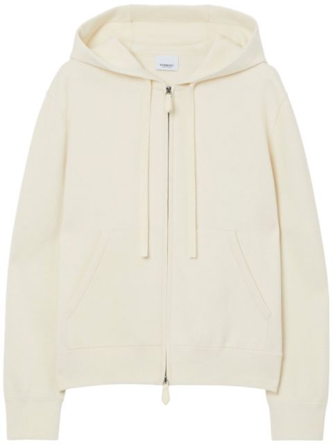 Burberry zip-up drawstring hoodie Women