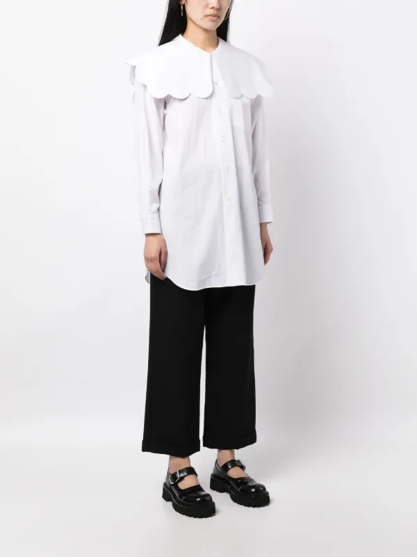 Comme Des Garçons Girl ロングライン シャツ | ホワイト