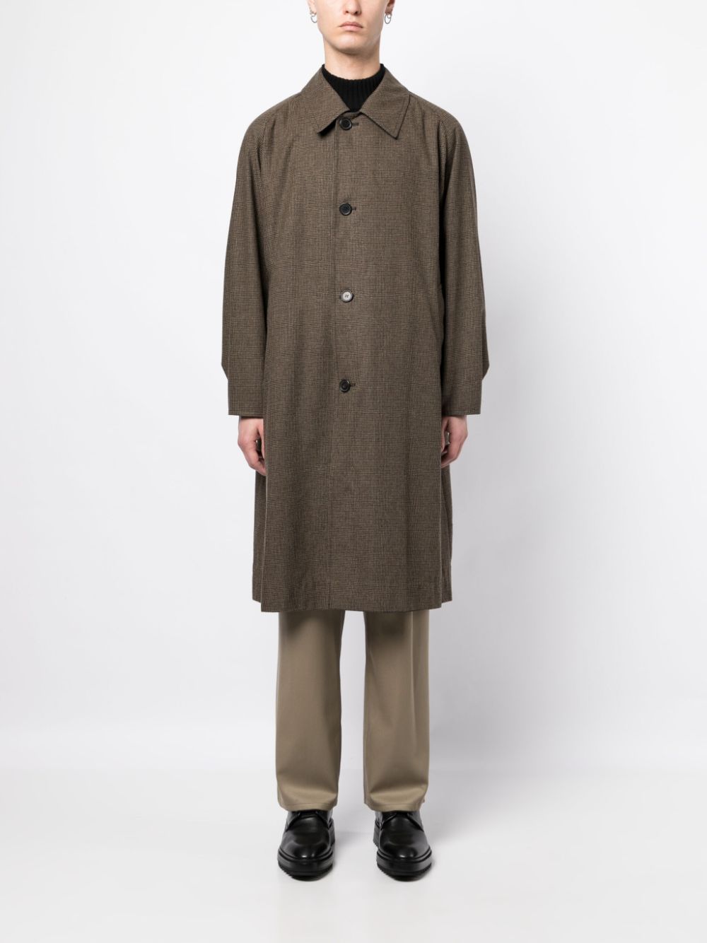Image 2 of STUDIO TOMBOY reversible check-pattern coat