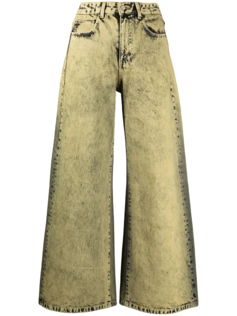 JNBY panelled wide-leg jeans
