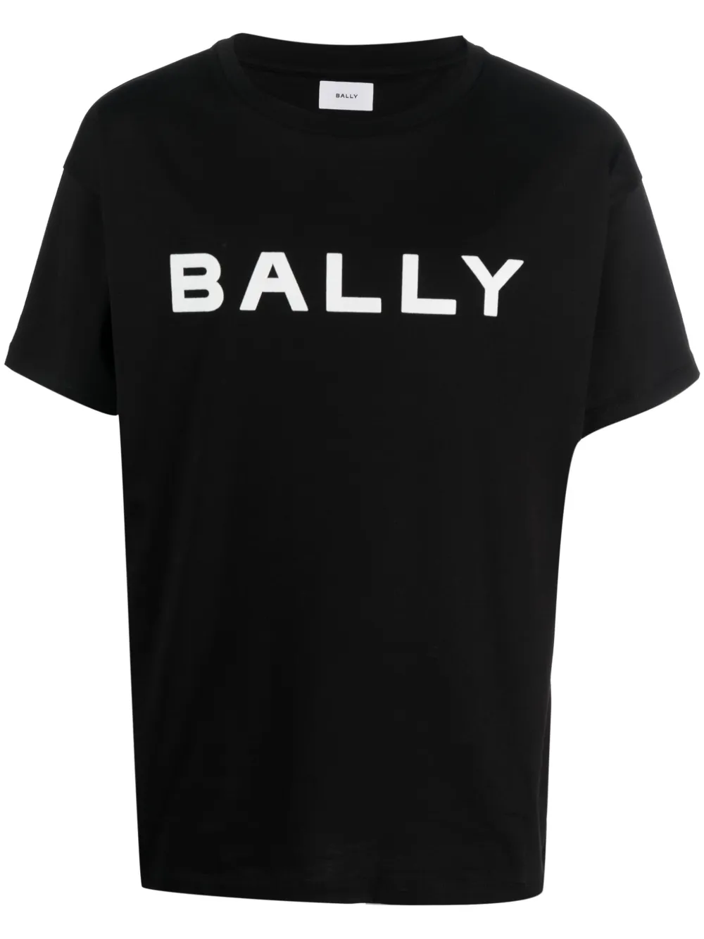 Bally Metallic Logo T-shirt In Black