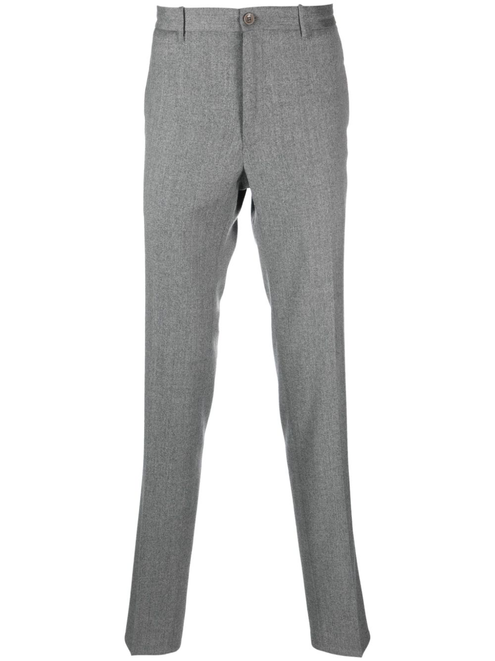 Incotex slim-cut virgin-wool trousers - Grey